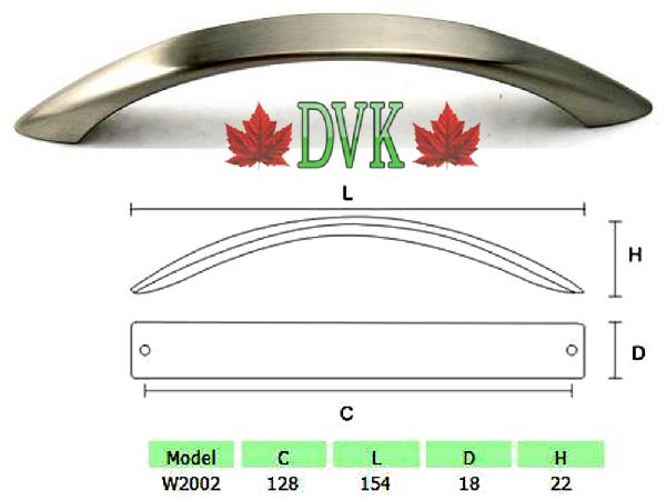 Discount Vancouver Kitchen (DVK) - W2002A - DVK Discount Price  = $4.00