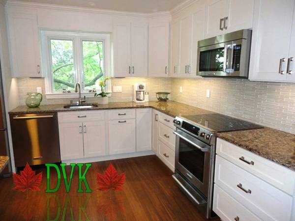 Discount Vancouver Kitchen (DVK) - 04-DVK Shaker White Plywood Box - DVK Discount Price for 10'X10' Kitchen = $1799.00