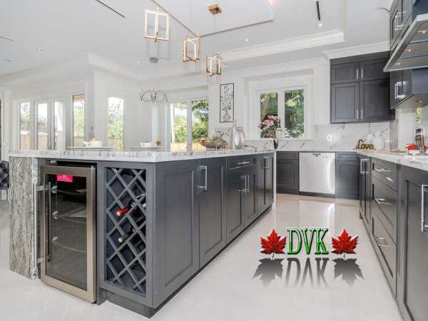 Kitchen Cabinets Vancouver 15 Shaker White Maple Dvk Discount