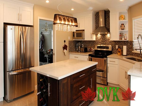 Discount Vancouver Kitchen (DVK) - 16-Natural White Shaker  - DVK Discount Price for 10'X10' Kitchen = $2199.00