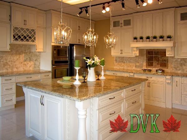 Discount Vancouver Kitchen (DVK) - 27-Antique White  - DVK Discount Price for 10'X10' Kitchen = $2499.00